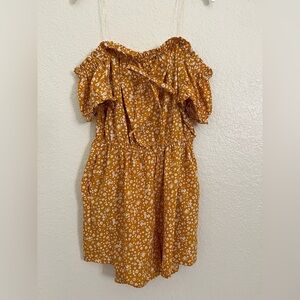 Mustard Yellow Romper, size medium from Blush